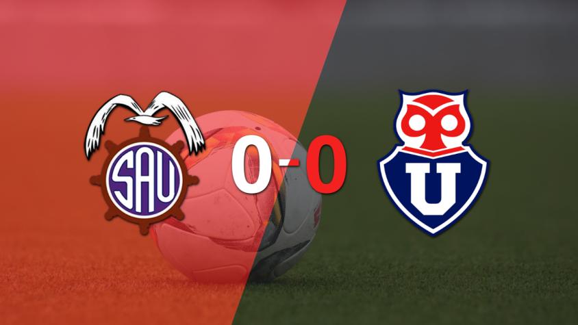 Cero a cero terminó el partido entre San Antonio Unido y Universidad de Chile
