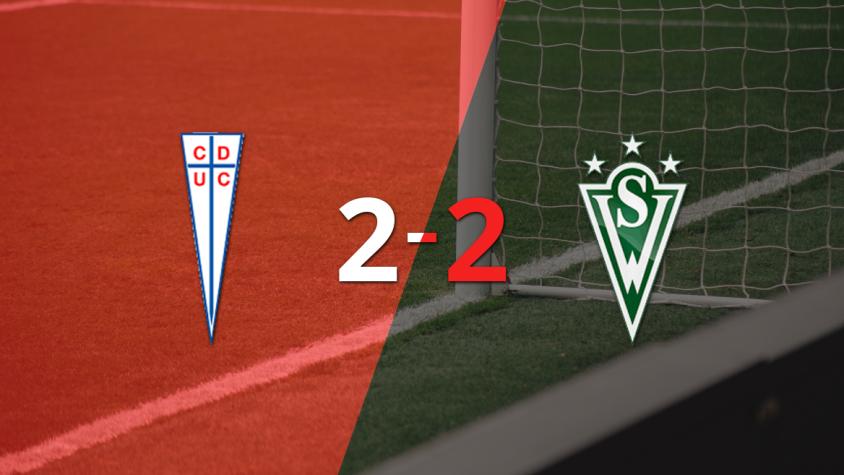 Empate a 2 entre U. Católica y Santiago Wanderers