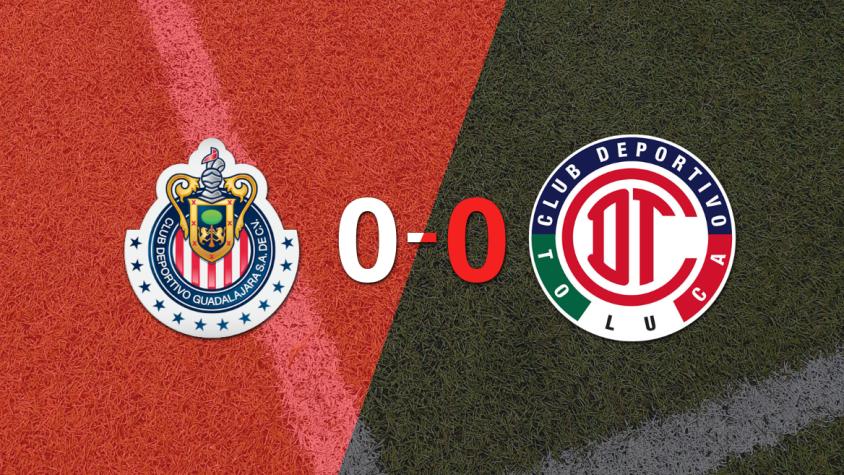 Chivas y Toluca FC no se hicieron daño y empataron sin goles
