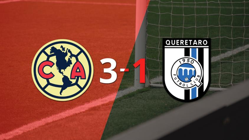 Club América gana 3-1 a Querétaro con doblete de Henry Martín