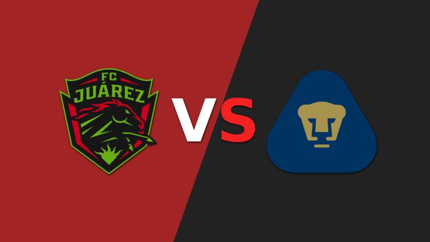 Con un marcador 2-1, Pumas UNAM vence a FC Juárez