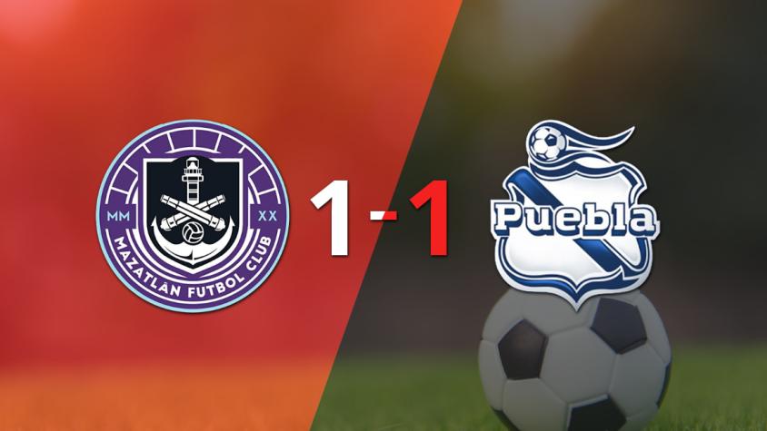 Empate a uno entre Mazatlán y Puebla