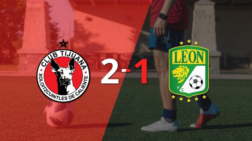 León no pudo con Tijuana y cayó por 2-1 