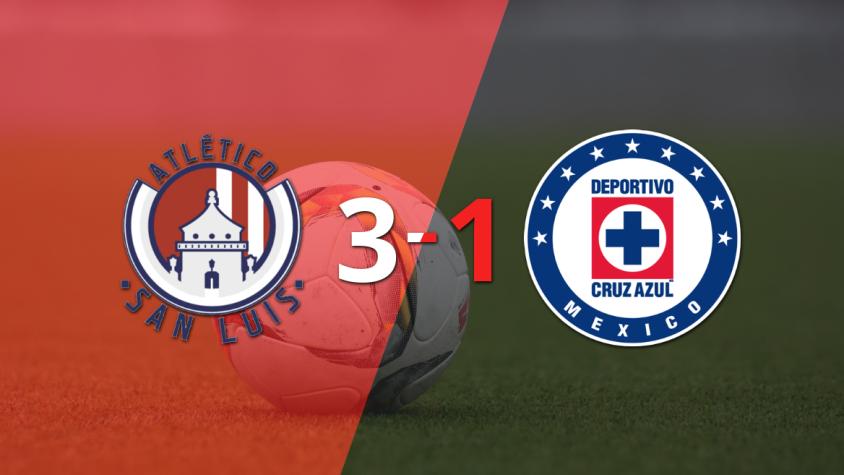 Sin muchas complicaciones, Atl. de San Luis venció 3-1 a Cruz Azul