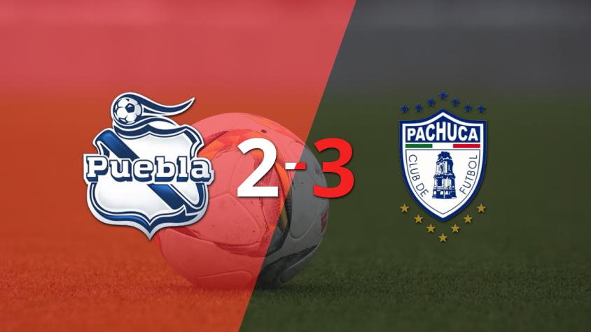 Ni el doblete de Emiliano Gómez ayudó a Puebla en la derrota ante Pachuca