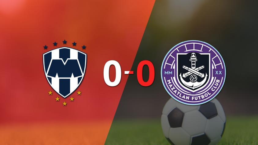 CF Monterrey y Mazatlán empataron sin goles