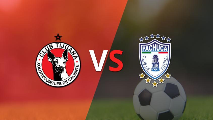 ¡Sin goles al entretiempo! Pachuca y Tijuana empatan en 0