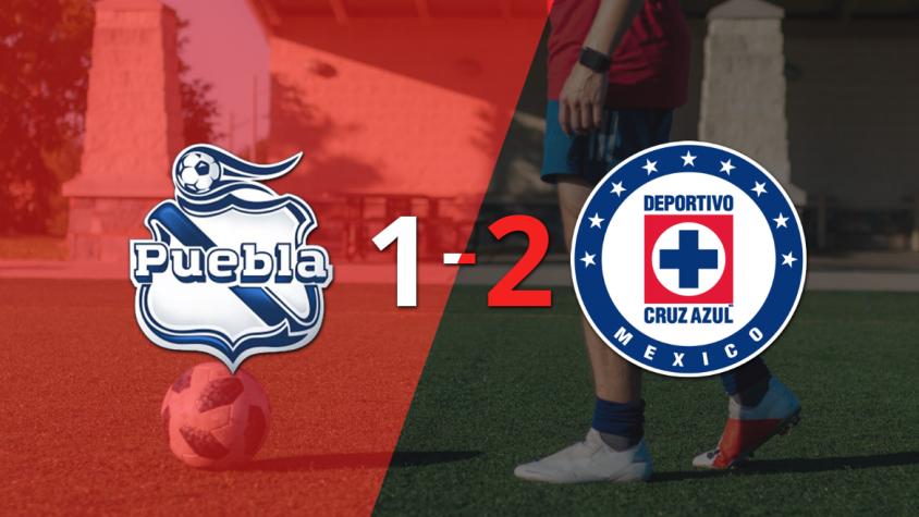 Cruz Azul consigue una estrecha victoria de 2 a 1 sobre Puebla