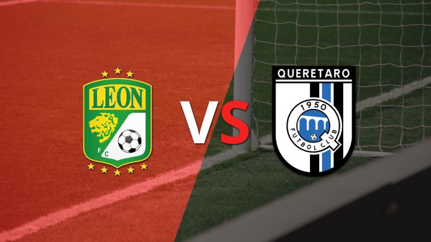 León sigue arriba por 2-0 ante Querétaro