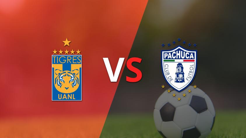 Tigres y Pachuca intentan desempatar el duelo en el segundo tiempo