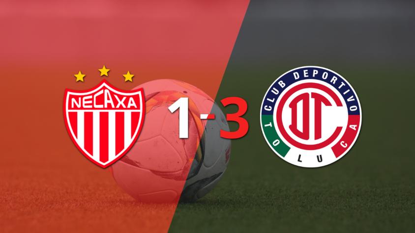 Toluca FC logró sacar el triunfo ante Necaxa con triplete de Jesús Angulo