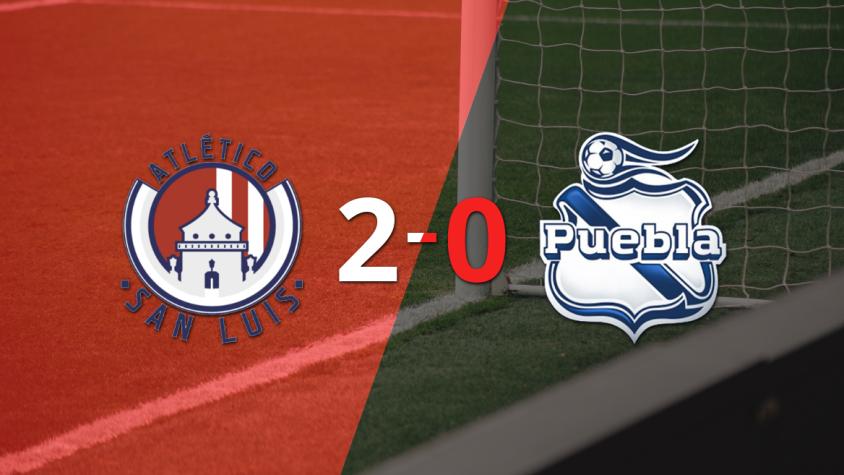 Atl. de San Luis le ganó como anfitrión a Puebla por 2-0