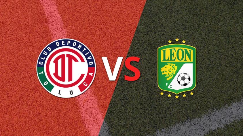 Toluca FC llegó al empate parcial 2-2 contra León