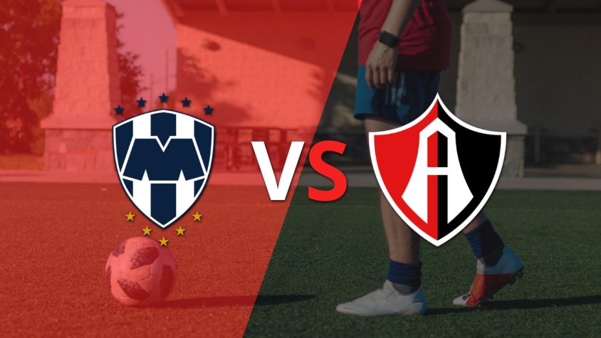 CF Monterrey golea a Atlas con un marcador 4-0