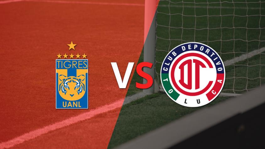 Se enfrentan Tigres y Toluca FC por la fecha 16