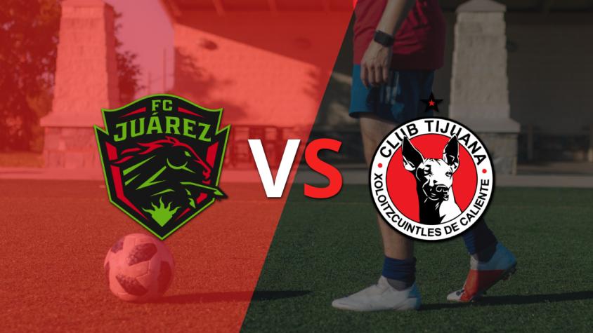 Ya rueda el balón entre FC Juárez y Tijuana en el estadio Olímpico Benito Juárez