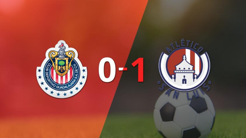 Con gol agónico, Atl. de San Luis logró la victoria por 1 a 0 ante Chivas