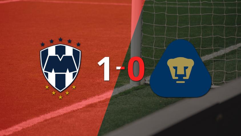 CF Monterrey le ganó en la ida a Pumas UNAM con gol agónico