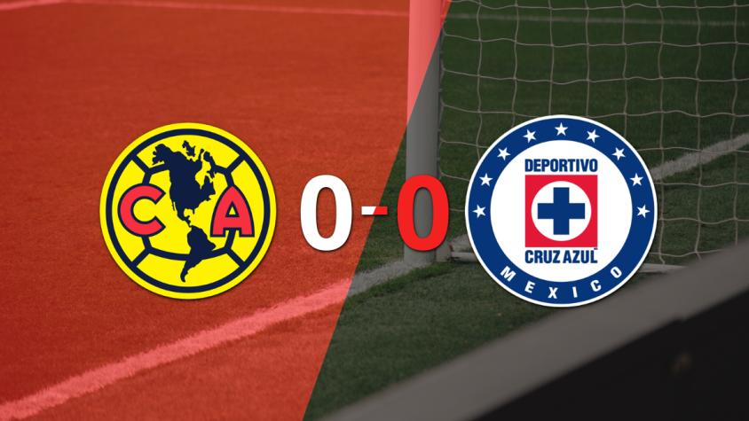 Club América y Cruz Azul igualan 0-0 el Clásico Joven disputado en el estadio Azulgrana