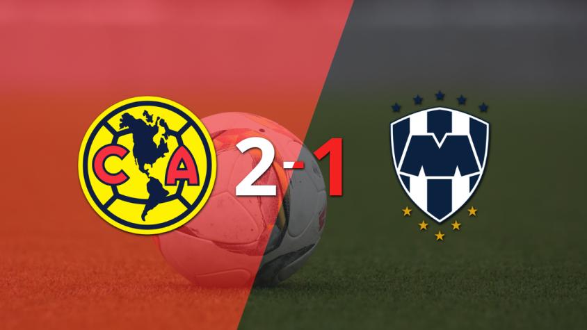 Club América superó a CF Monterrey en la final de ida 