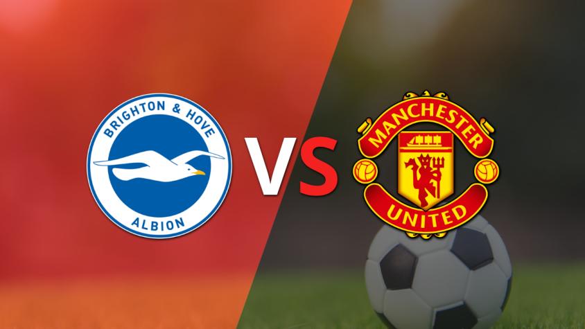 Manchester United  y Brighton and Hove igualan 1 a 1