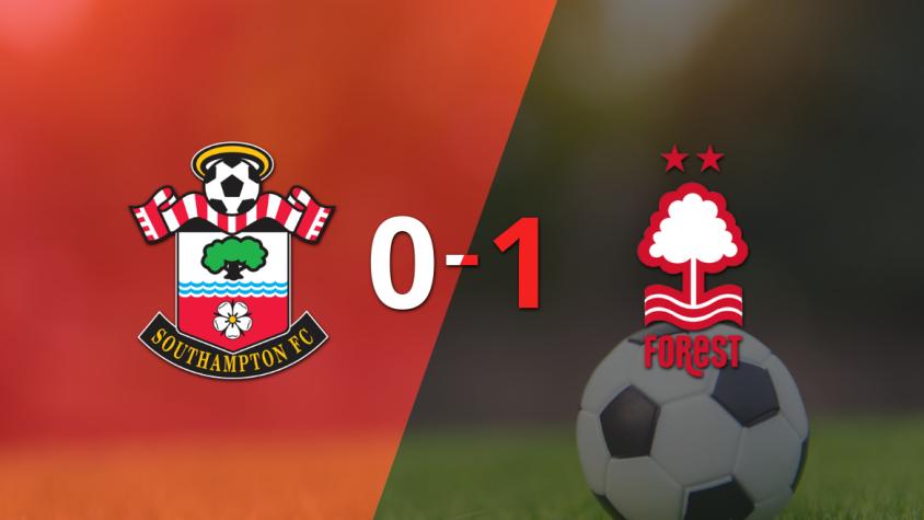 Nottingham Forest logró la victoria por 1 a 0 ante Southampton