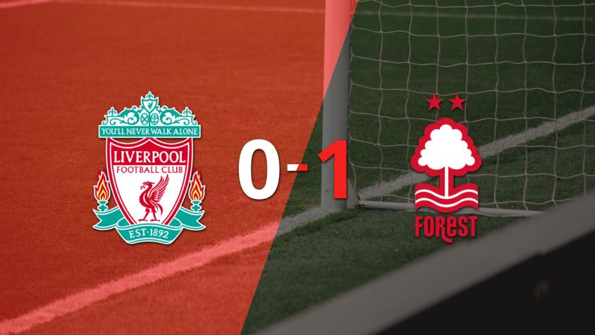 Liverpool sufrió una derrota por 1-0 ante Nottingham Forest con el gol de Callum Hudson-Odoi