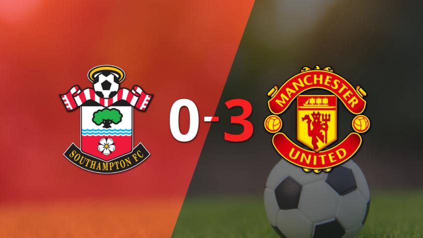 Un inspirado Manchester United propina una paliza a Southampton con una goleada 3 a 0