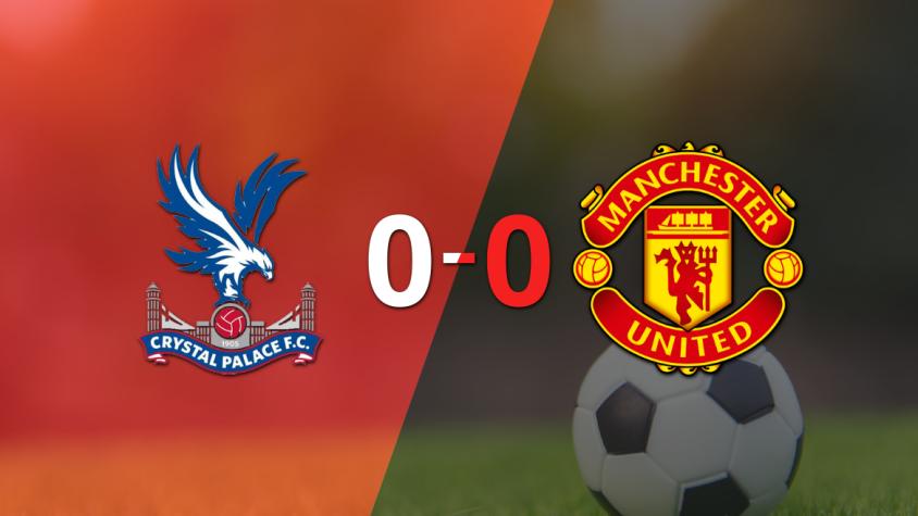 No hubo goles en el empate entre Crystal Palace y Manchester United