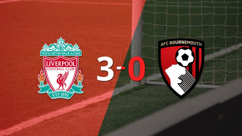 Bournemouth cayó ante Liverpool con dos goles de Luis Díaz