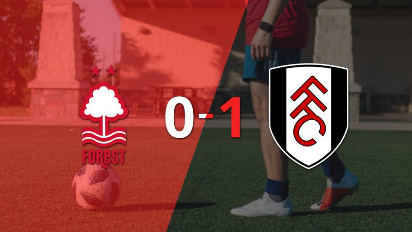 A Fulham no le sobró nada, pero venció a Nottingham Forest por 1 a 0 con un penal