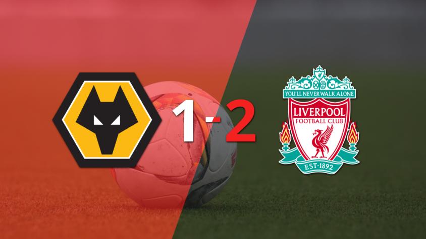 Liverpool celebra con un sufrido 2-1 ante Wolverhampton