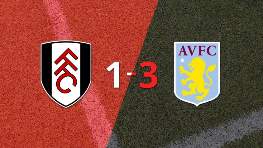 Aston Villa dejó su marca al vencer a Fulham con un contundente 3 a 1