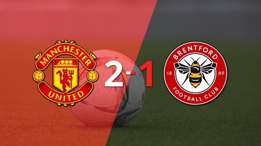 Manchester United se impone con remontada 2-1 sobre Brentford