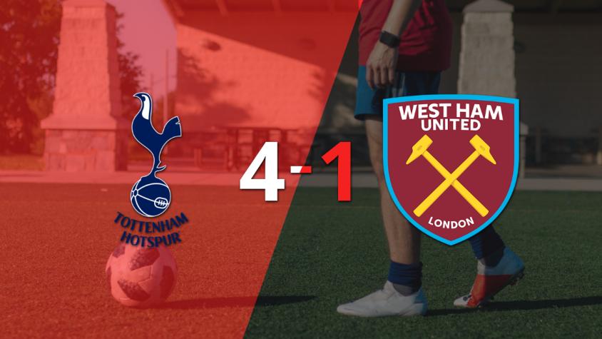 Tottenham golea 4-1 a West Ham United