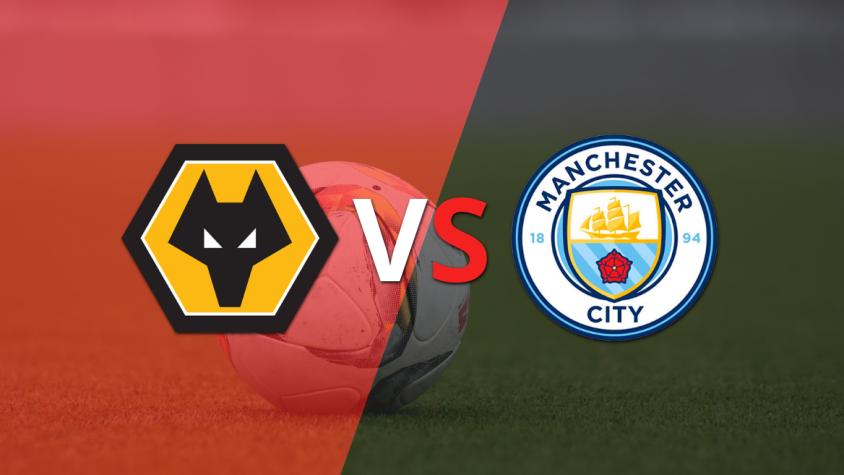 Comienza el segundo tiempo del empate entre Wolverhampton y Manchester City