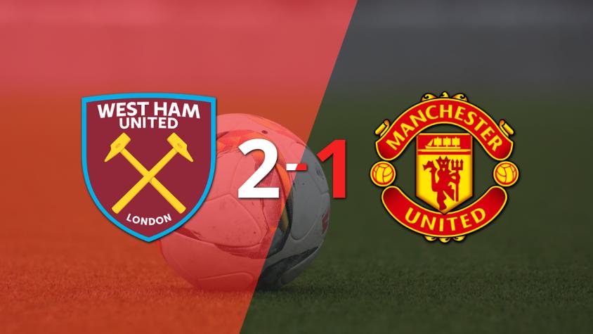 Con un gol agónico, West Ham United consiguió una victoria por 2 a 1 ante Manchester United