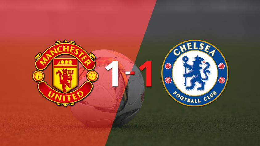 Manchester United y Chelsea igualaron 1 a 1