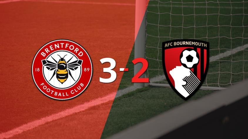 Brentford gana 3-2 a Bournemouth con doblete de Yoane Wissa