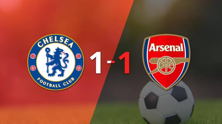 Chelsea resolvió su juego de la fecha 11 con un empate 1-1 frente a Arsenal