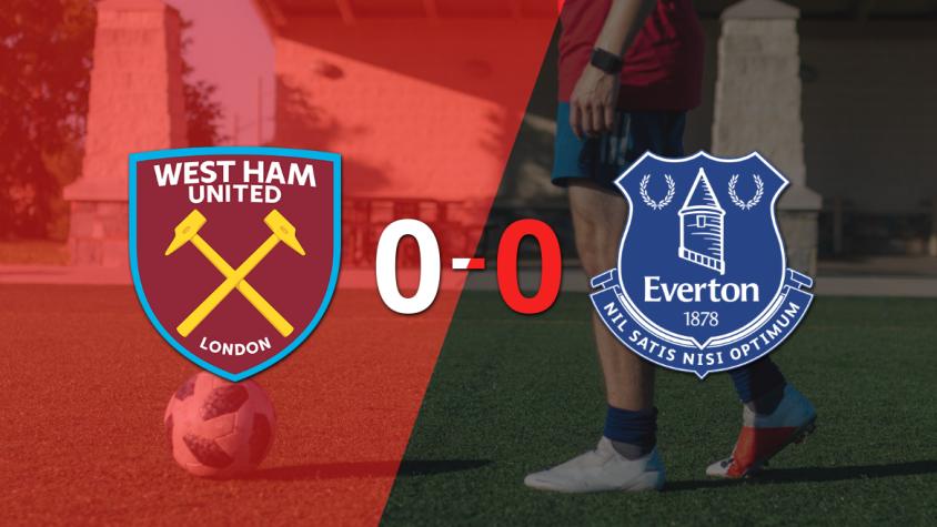 West Ham United y Everton terminaron sin goles