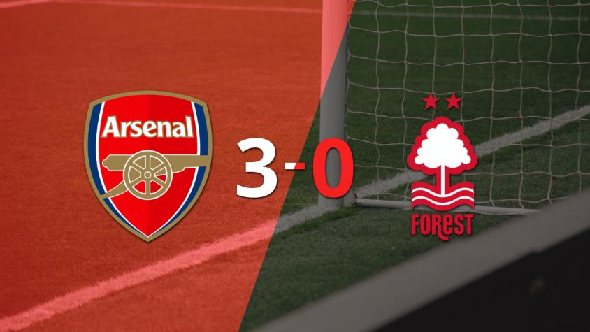 Arsenal sentenció con goleada 3-0 a Nottingham Forest