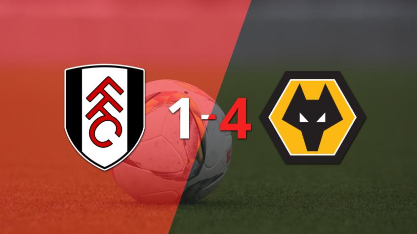 Wolverhampton se impone con goleada 4 a 1 a Fulham tras remontada