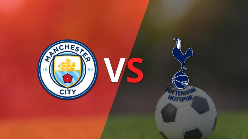 Tottenham le está ganando a Manchester City en el Etihad Stadium