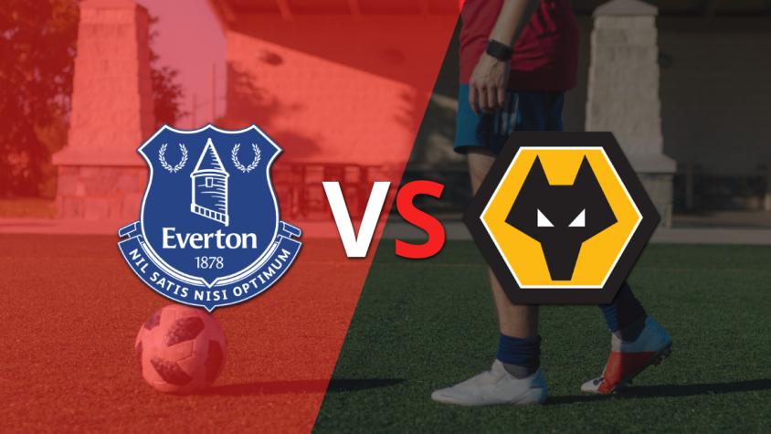 Everton avanza 1 a 0 ante Wolverhampton en el estadio Goodison Park