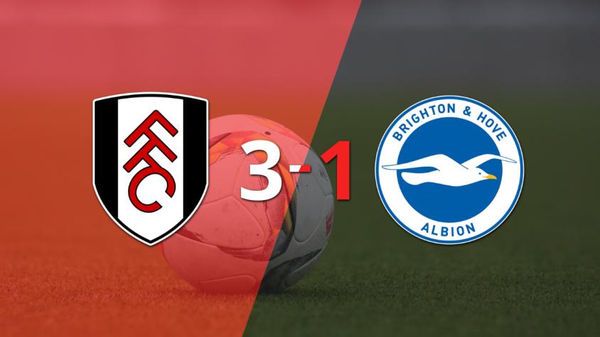 Alex Iwobi sentenció el triunfo de Fulham ante Brighton and Hove con doblete