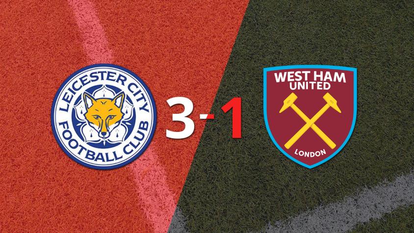 Gran victoria de Leicester City sobre West Ham United por 3-1