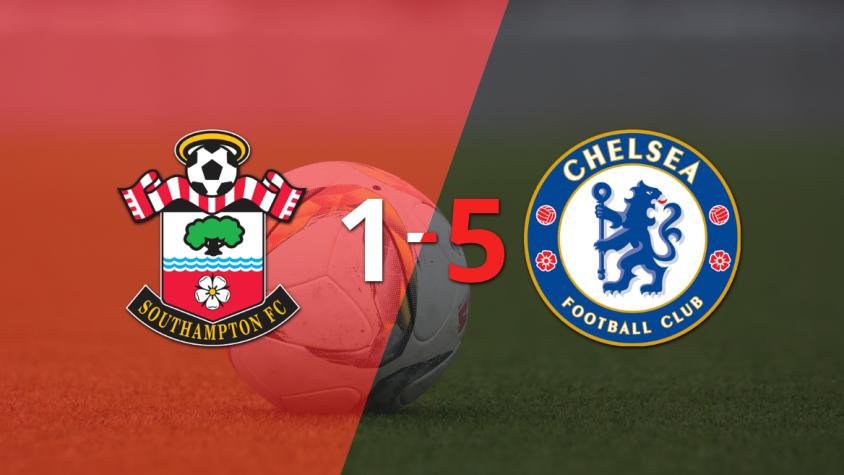 Chelsea se da un festín y devora a Southampton por 5 a 1