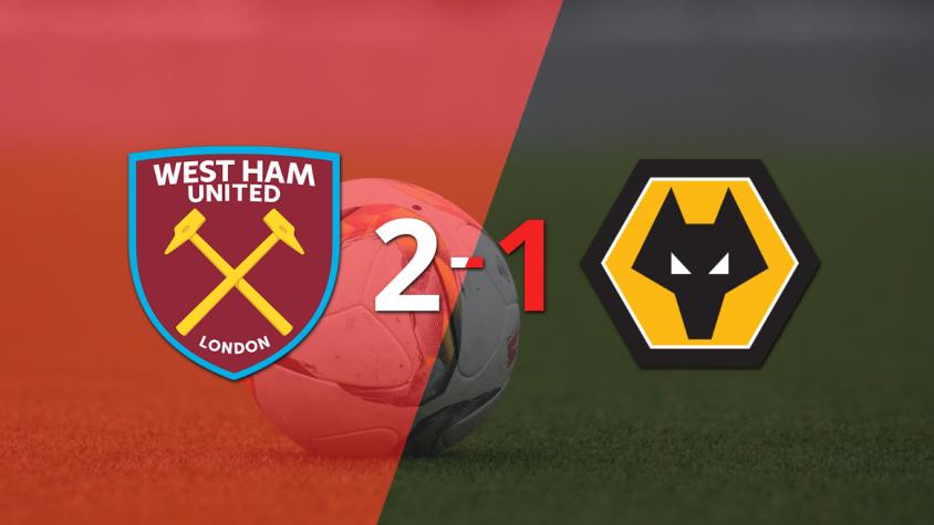 West Ham United consiguió una victoria por 2 a 1 ante Wolverhampton