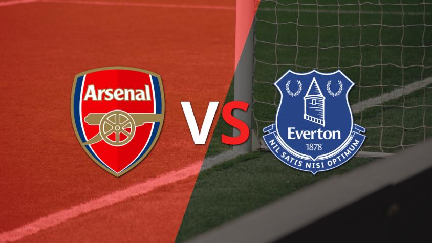 Arranca el segundo tiempo sin goles entre Arsenal y Everton